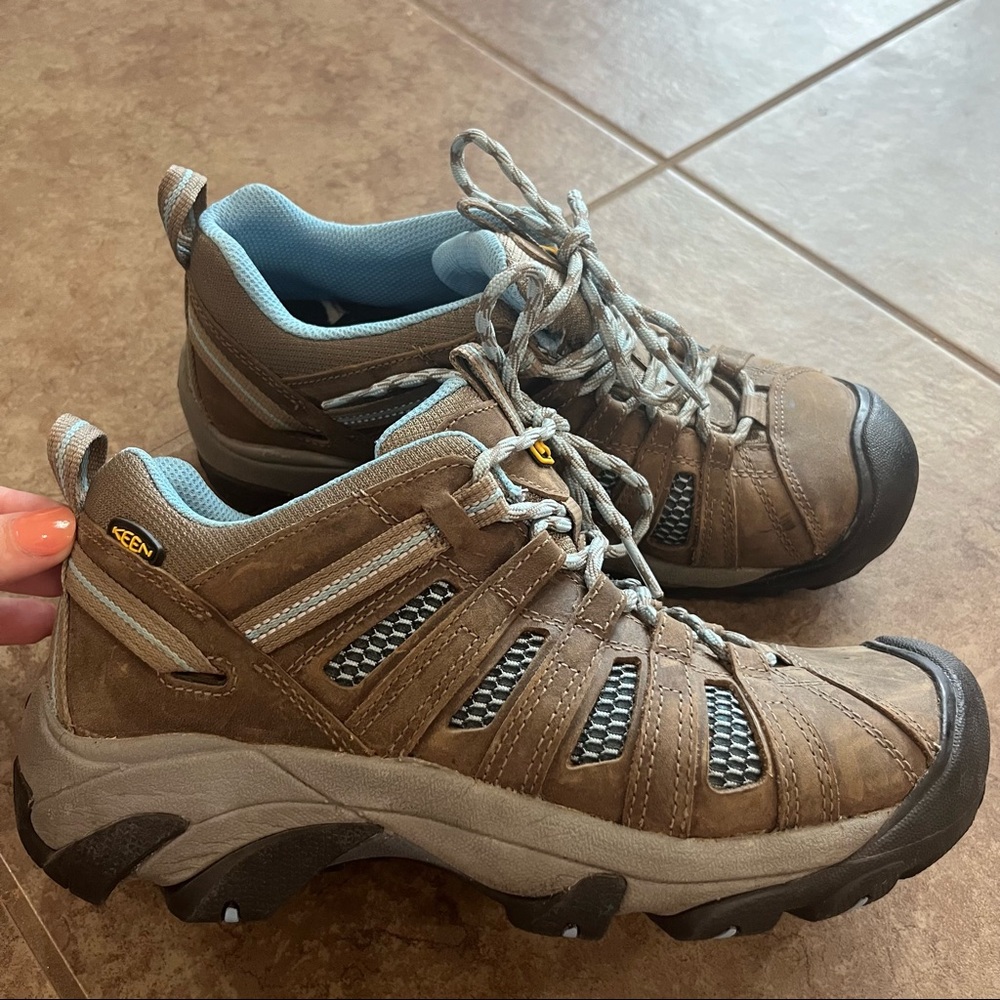 Keen Voyager Hiking Boots Size 10 Womens Blue